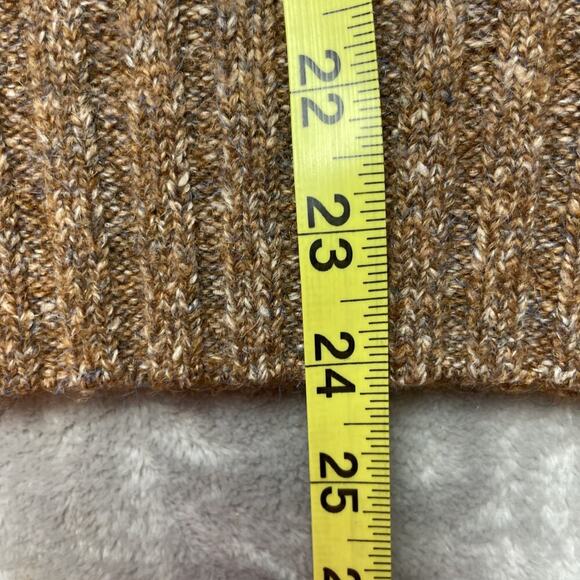 Sherpa Adventure Gear Vindo Crew Sweater Womens M Brown Wool Blend Raglan Sleeve - Picture 9 of 9